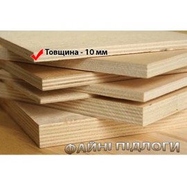 ФАНЕРА підвищеної вологостійкості (10*600*900)