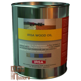 КОЛЬОРОВА ОЛІЯ IRSA WOOD OIL dunkelgrau (темно-сірий); weiss (білий); rostrot (колір іржі); lärche (модрина)., 2,5 літра